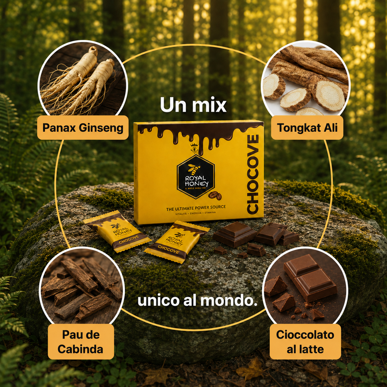 Royal Chocolate (Cioccolato al latte + fondente)